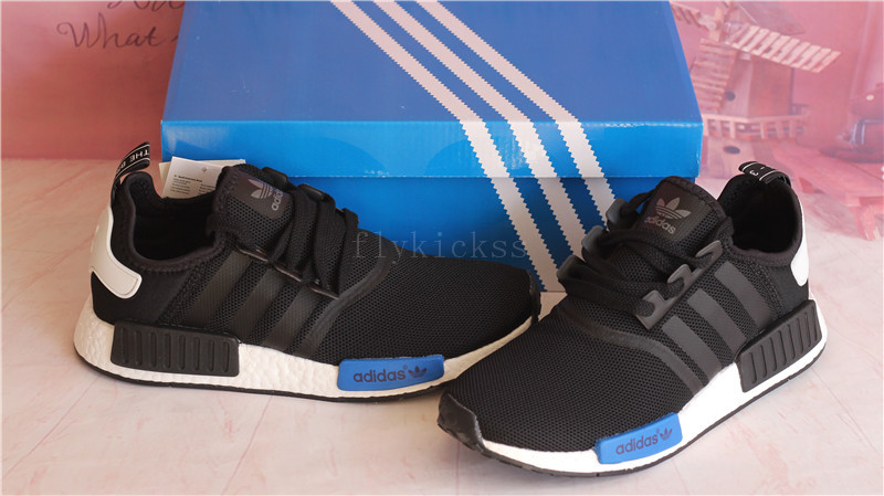 Real Boost Adidas NMD R1 PK Black and Blue